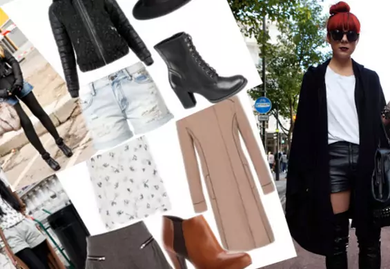 Szorty na chłodną porę - stylizacje inspirowane street style'em