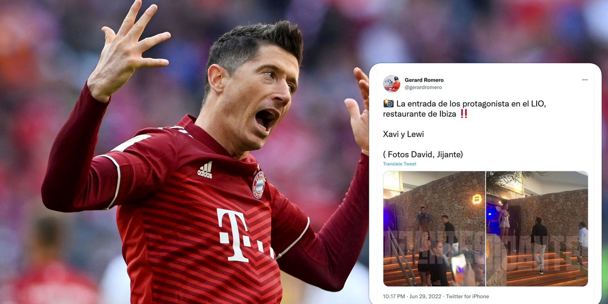 Robert Lewandowski miał odbyć spotkanie w hiszpańskiej restauracji. 