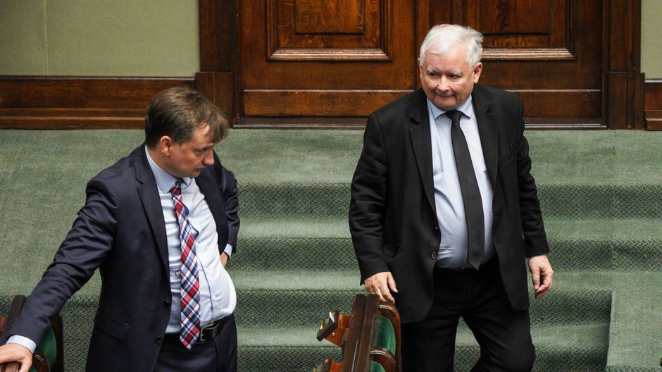 Zbigniew Ziobro i Jarosław Kaczyński 