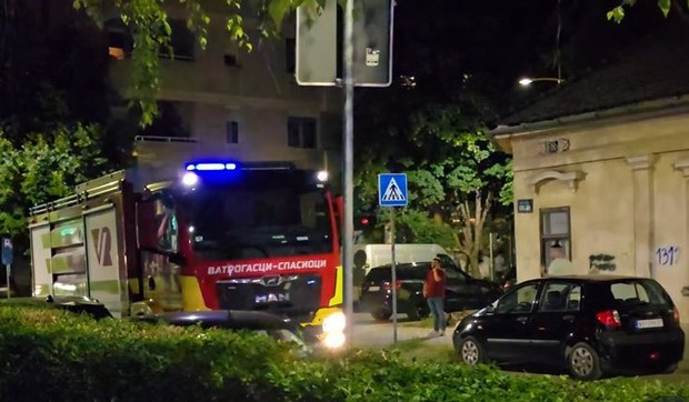 Požar u Novom Sadu/Vatarogasci
