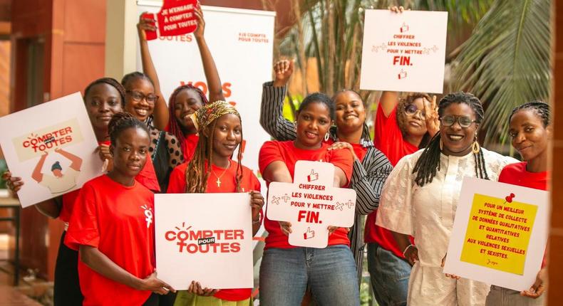 Féministes d’Afrique de l’Ouest pour la campagne Compter pour toutes