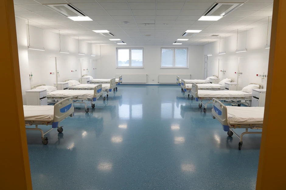 Centar za palijativno zbrinjavanje Univerzitetskog kliničkog centra Srbije (UKC) u okviru nekadašnje Kovid bolnice u Batajnici