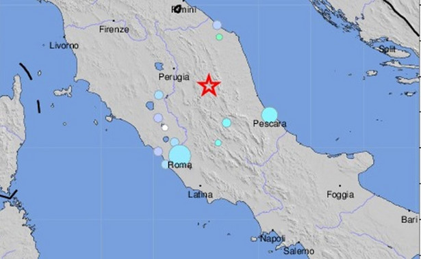 Silne trzęsienie ziemi we Włoszech. Ponad 6 stopni w skali Richtera