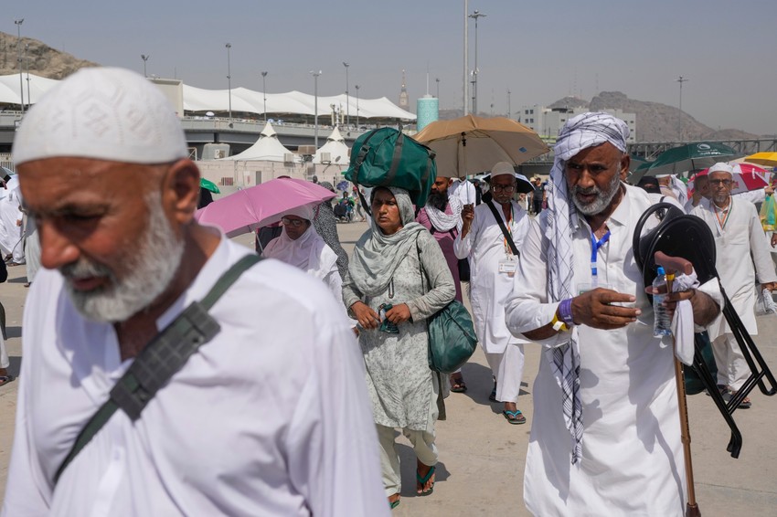Hodočasnici na hadžu kod Meke 18. juna