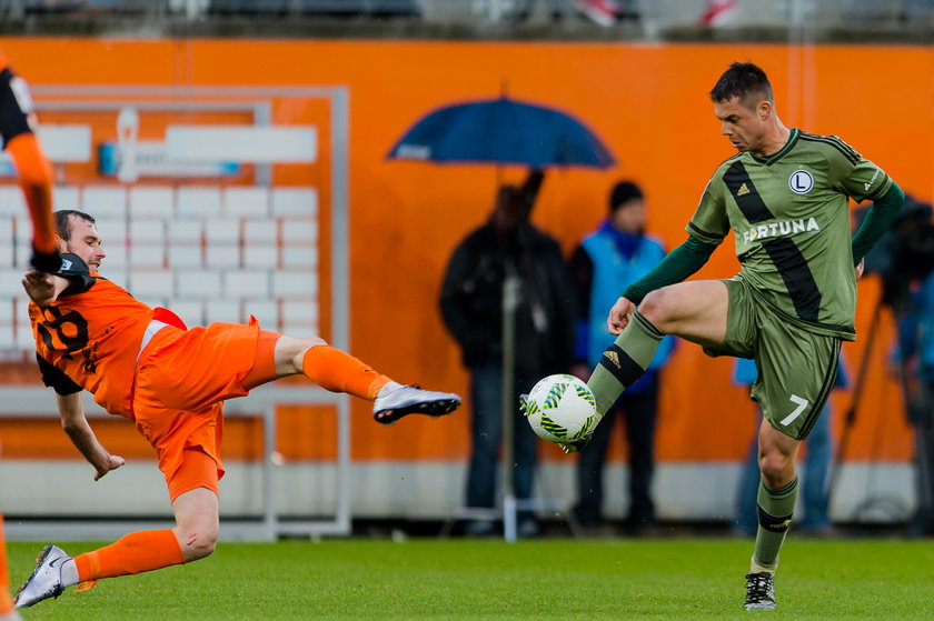 Legia Warszawa wygrała na wyjeździe z Zagłębiem Lubin 2:1