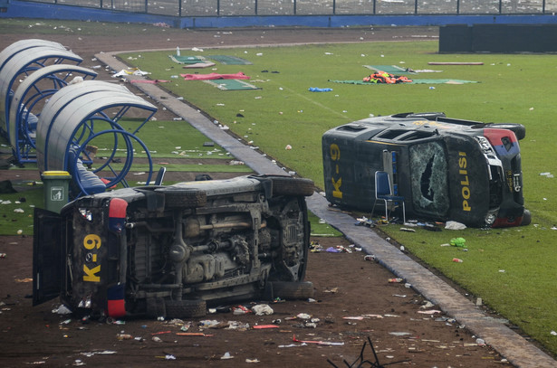 Efekt tragicznych wydarzeń na stadionie Kanjuruhan w Indonezji