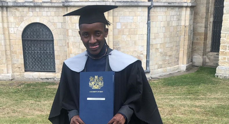 Machachari actor Ian ‘Almasi’ Munene graduates from The University of Kent (Instagram)