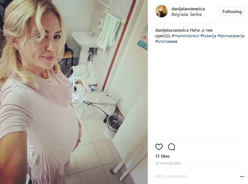 Danijela Vranješ opet sa stomakom