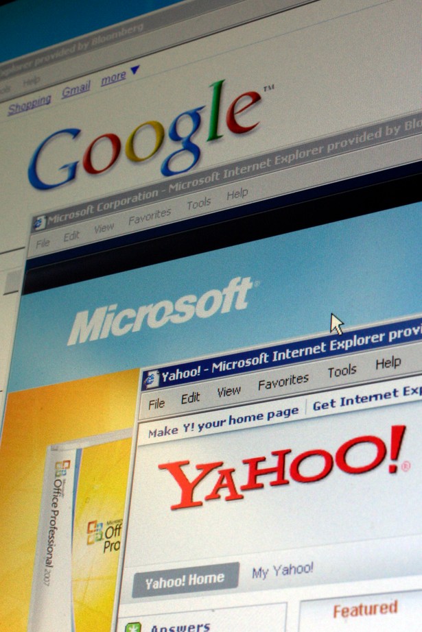 Yahoo, Microsoft i Google