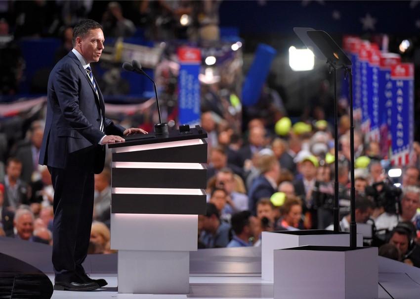 Piter Til na republikanskoj konvenciji