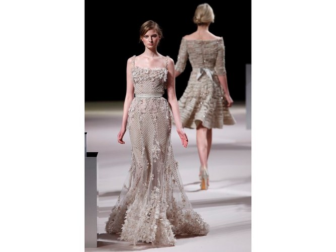 Elie Saab prezentuje w Paryżu kolekcję haute couture na sezon wiosna-lato 2011