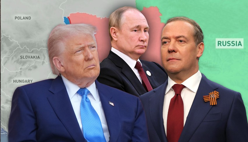 Tramp, Putin i Medvedev