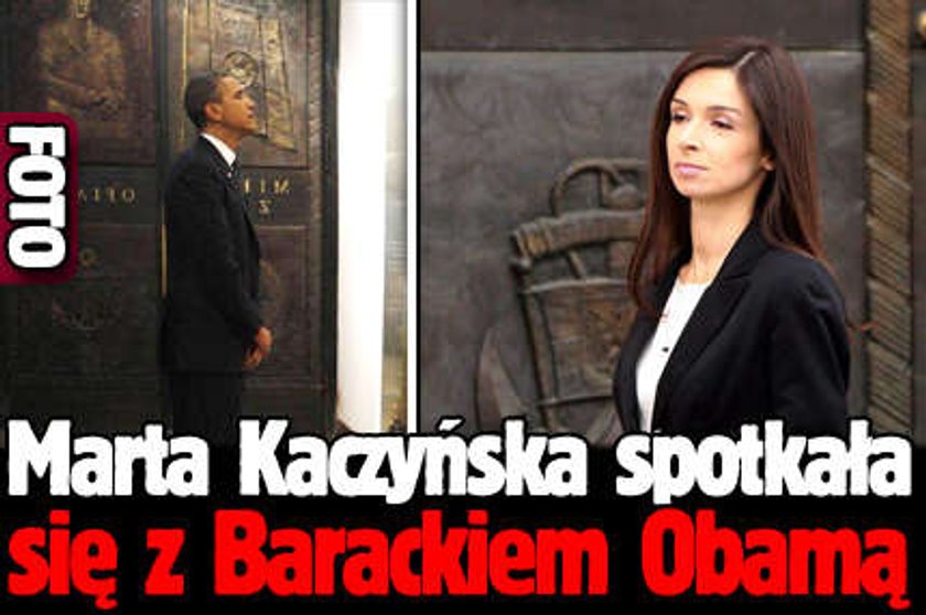 Marta Kaczyńska spotkała się z Barackiem Obamą! FOTO