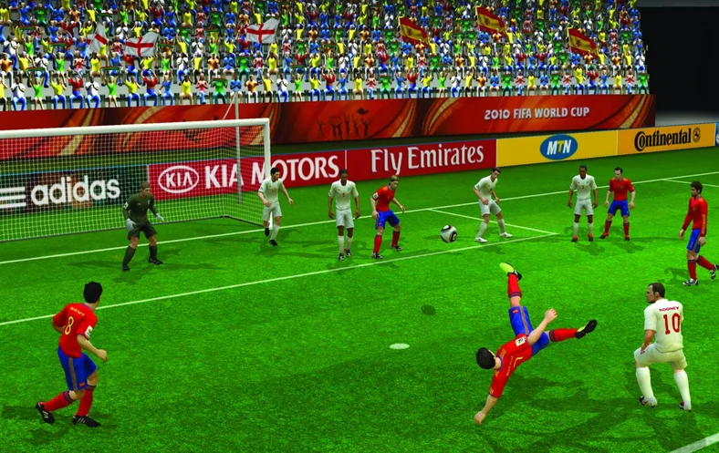 W serii FIFA banery reklamowe widoczne są od dawna - tu widzimy przykład z roku 2010. EA bierze za to solidne pieniądze.