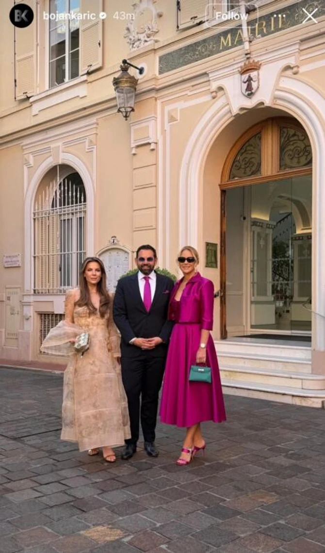 Goca Karić sa bratom Bojanom i njegovom suprugom Mašom