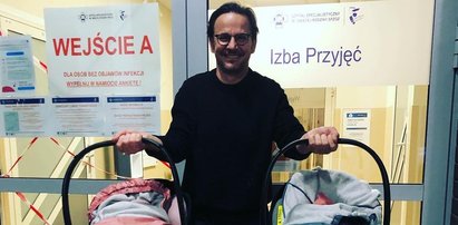 Bartłomiej Topa niedawno został ojcem. Teraz pokazał nowe zdjęcie córek. "Moje gwiazdy"