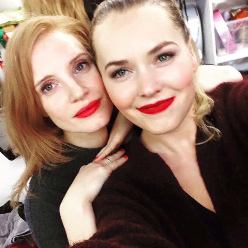 Magdalena Lamparska i Jessica Chastain