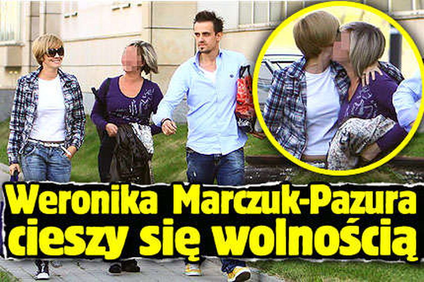 Marczuk-Pazura cieszy się życiem na wolności