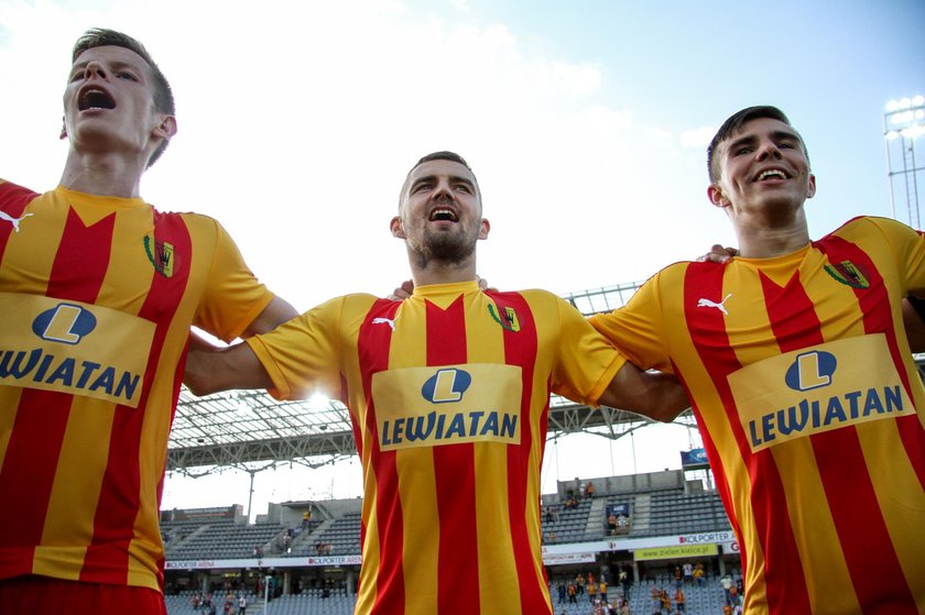 Pilka nozna. Ekstraklasa. Korona Kielce - Sandecja Nowy Sacz. 09.09.2017