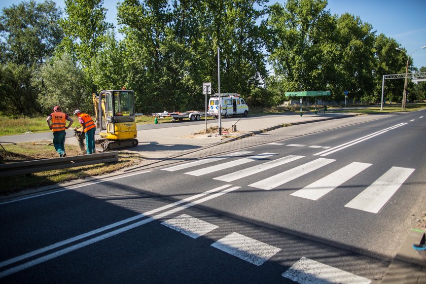 Odnowione połączenie wartostrady z Drogą Dębińską