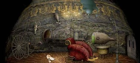 Screen z gry "Samorost 2"