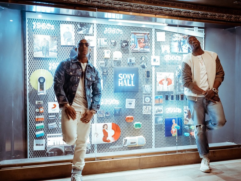 Ja Rule (left) and business partner Herb Rice (right).