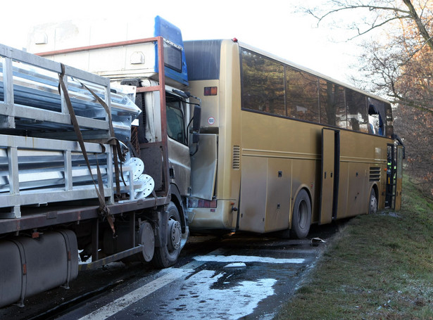 Dziesięciu "borowców" rannych w wypadku