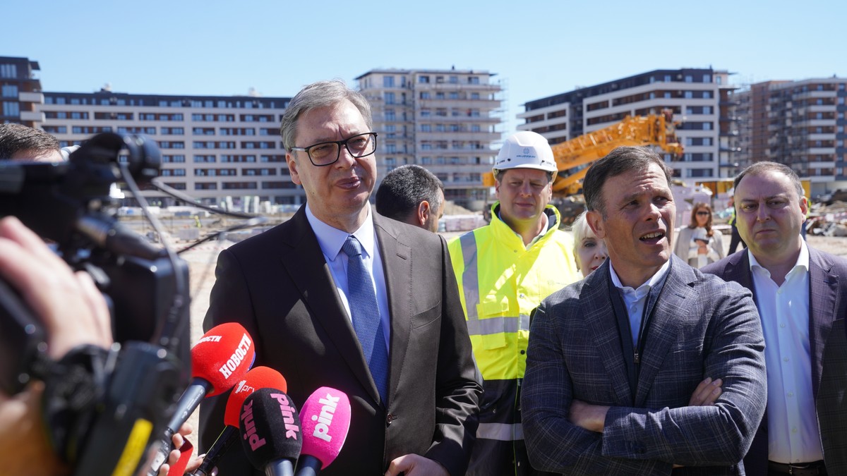 Aleksandar Vučić obilazi radove u okviru Ekspo projekta 