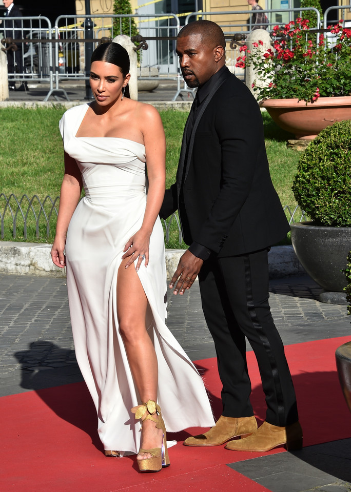 Kim Kardashian i Kanye West (38 l., muzyk)