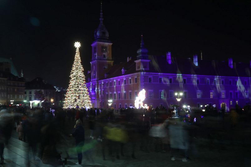 Inauguracja iluminacji świątecznej w Warszawie 3