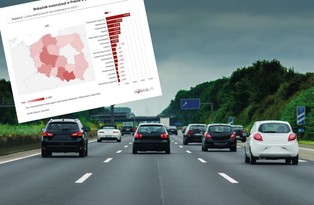 Polsce daleko do liderów. Oto najbardziej zmotoryzowane regiony Europy [MAPA]