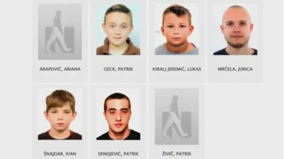 Spisak nedavno nestalih osoba u Hrvatskoj