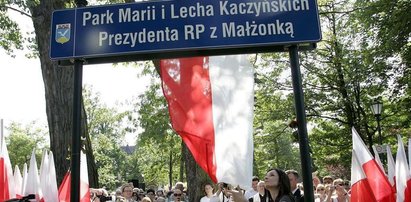 Marta Kaczyńska otworzyła park im. Kaczyńskich