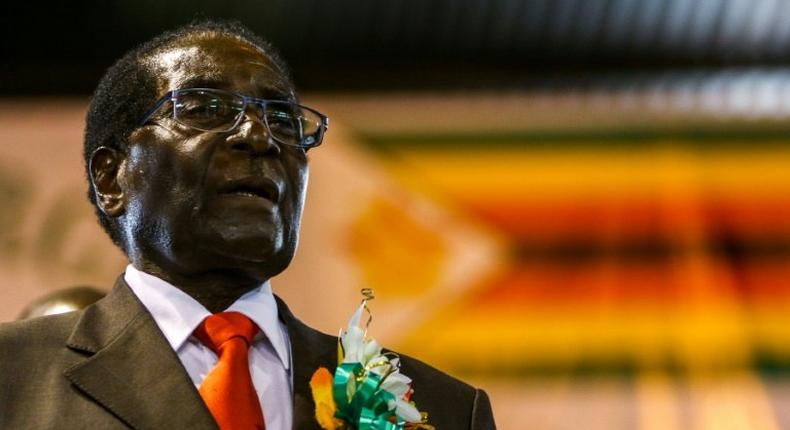 Zimbabwe's President Robert Mugabe, 92, who has ruled since 1980, has faced a groundswell of opposition in recent months 