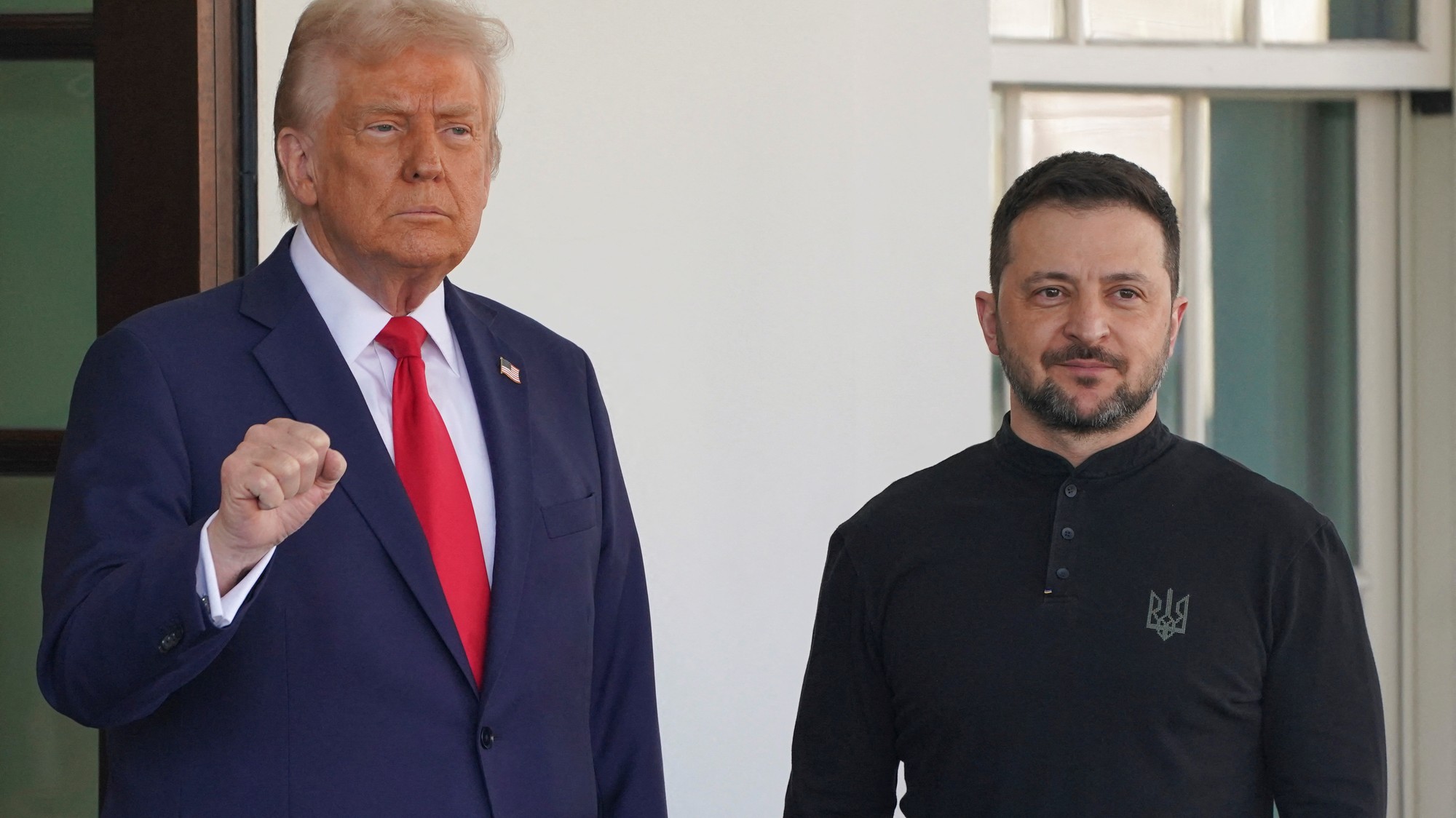 Donald Trump a Volodymyr Zelenskyj v Bielom dome, 28. februára 2025