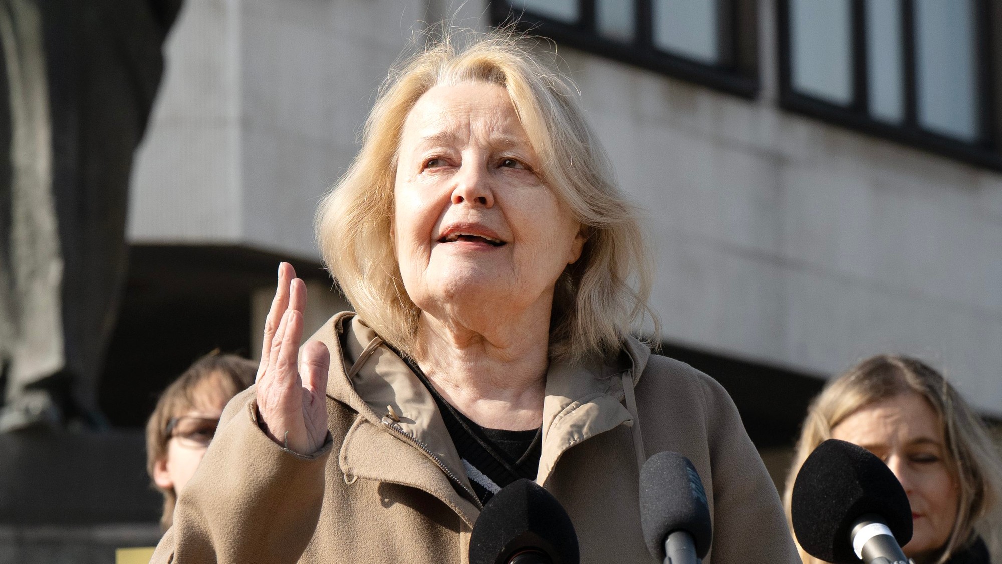 Herečka a bývalá diplomatka Magda Vášáryová.