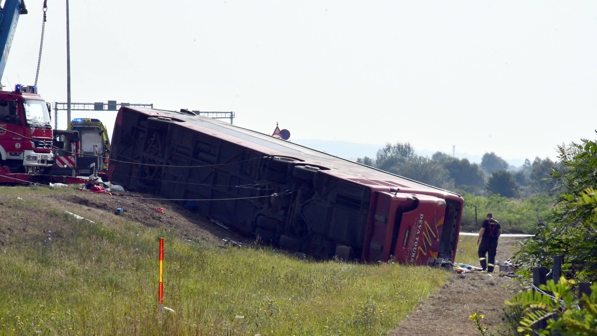 Chorwacja: Wypadek autokaru na autostradzie. Zginęło 10 osób