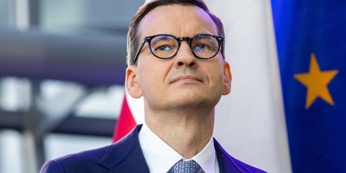 Premier Mateusz Morawiecki. 