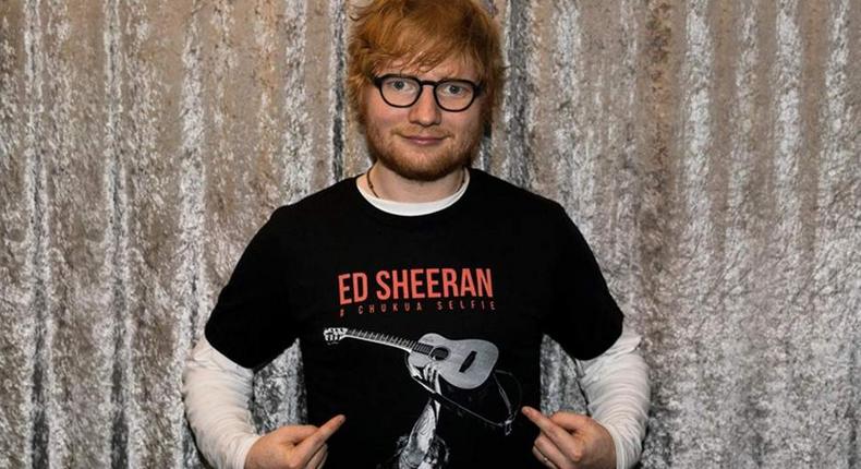 British singer/songwriter Ed Sheeran 