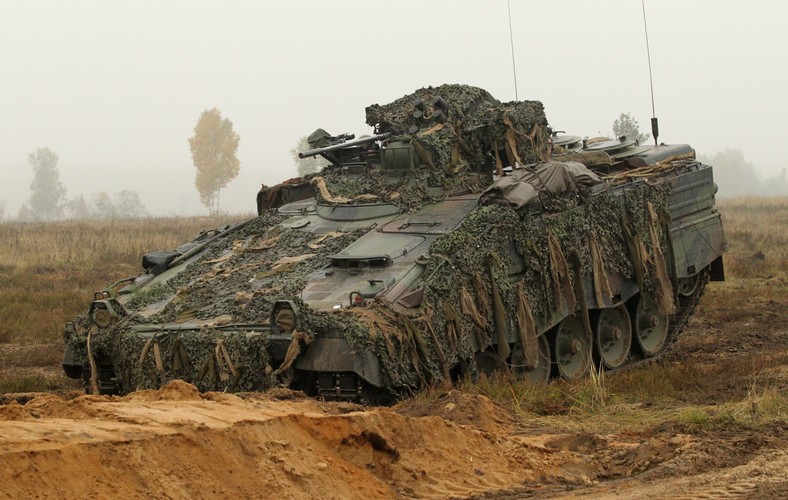 Pojazd BWP Marder z 21. Brygady Pancernej niemieckiej Bundeswehry z Augustdorfu