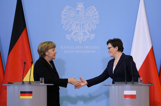 Ewa Kopacz i Angela Merkel.