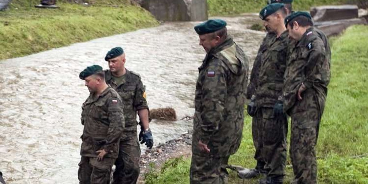 Wojsko pomoże przy powodzi