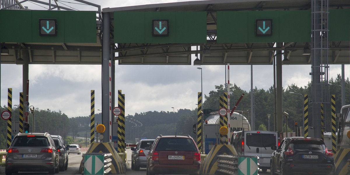 Punkt poboru opłat na autostradzie A2