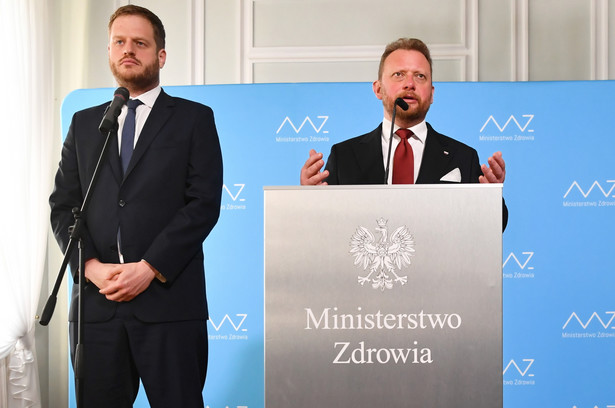 Łukasz Szumowski i Janusz Cieszyński