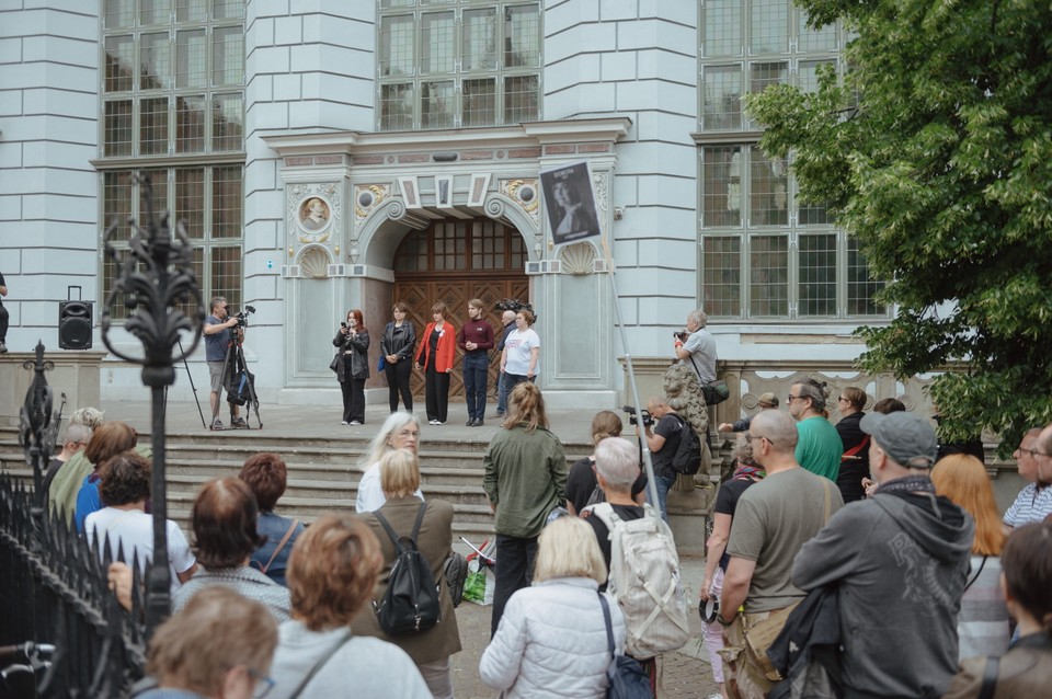 Protest Strajku Kobiet w Gdańsku