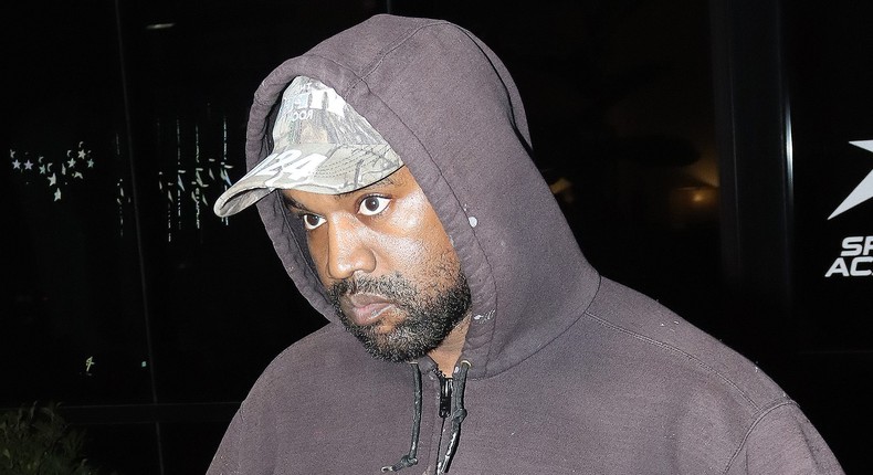 Kanye West in Los Angeles, California, last week.MEGA/GC Images