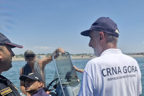 Srbi uhvaćeni u prekršaju na moru u Ulcinju, policija i inspektori "češljali" Veliku i Malu plažu (FOTO)