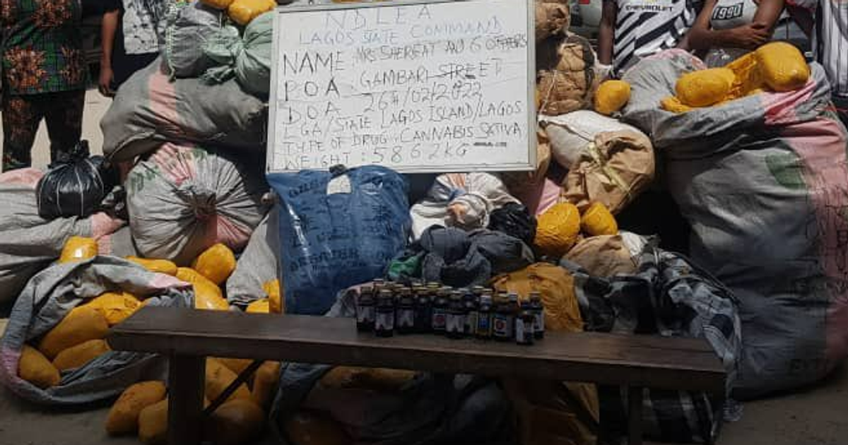 NDLEA arrests drug kingpin, 6 others, recovers 5,862kg drugs in Lagos - Vimarsana News