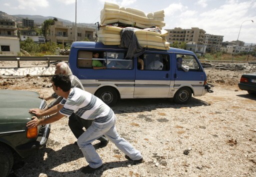 LEBANON-MIDEAST-ISRAEL-DISPLACED