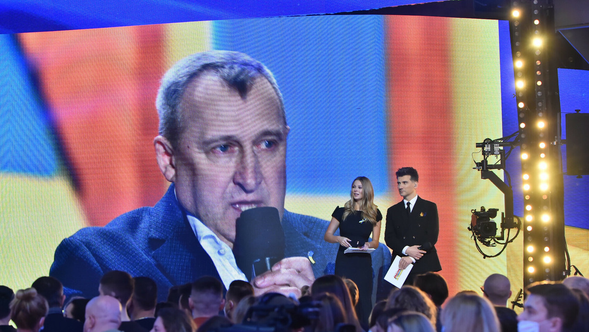 "Solidarni z Ukrainą". Koncert TVP. Wzruszające wystąpienie ambasadora Ukrainy